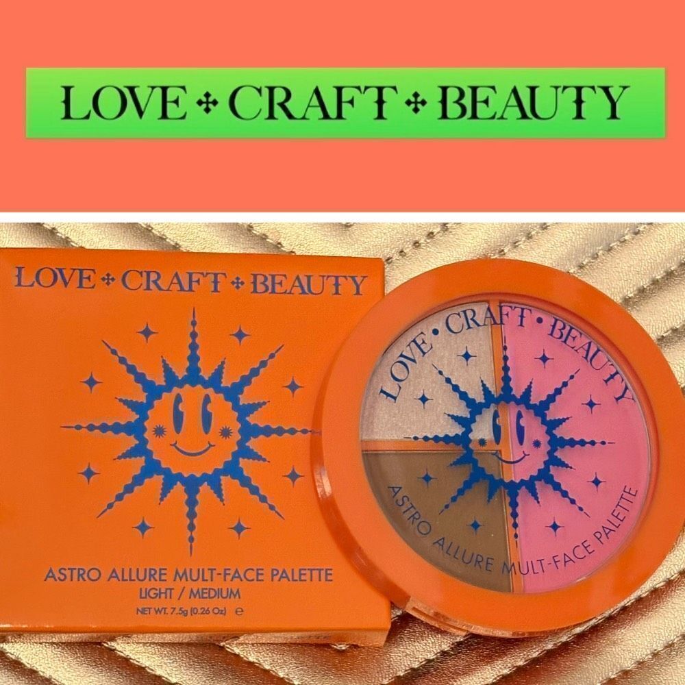 LOVE + CRAFT + BEAUTY - NWT - Astro Allure Multi-Face Palette in Light/Medium